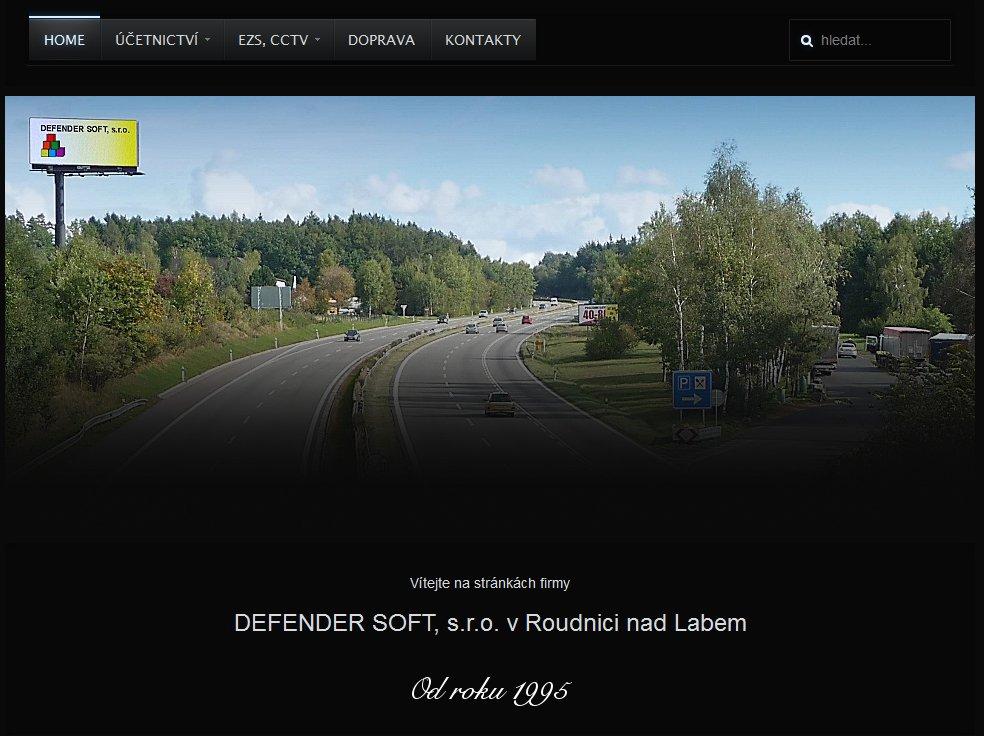 Webové stránky Defendersoft s.r.o.